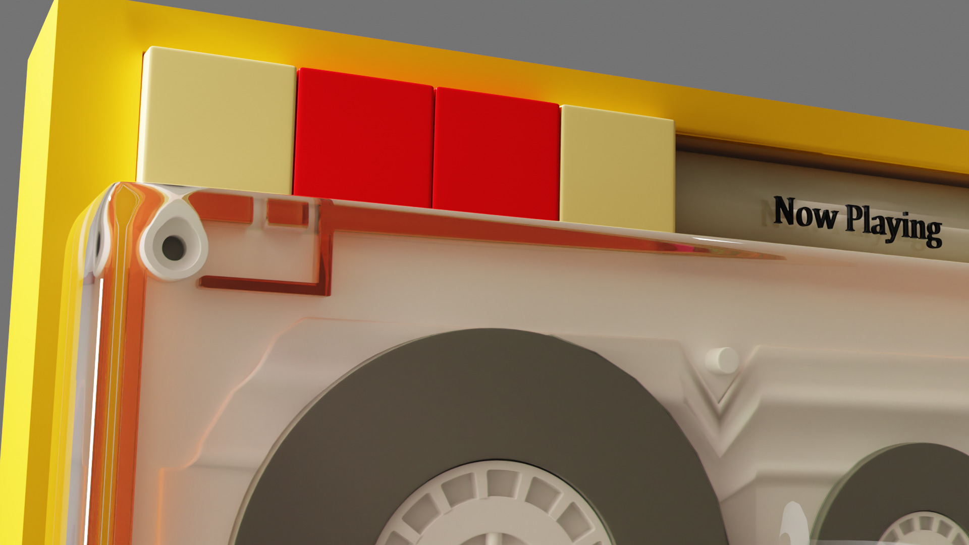 3D Cassette Tape 3D model_8