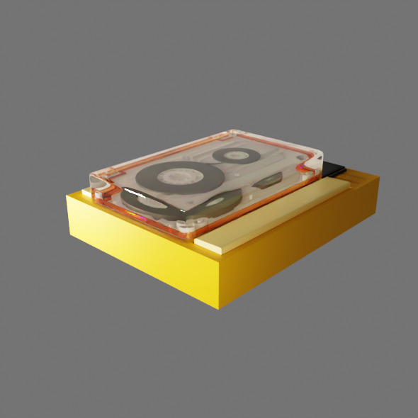 3D Cassette Tape 3D model_3