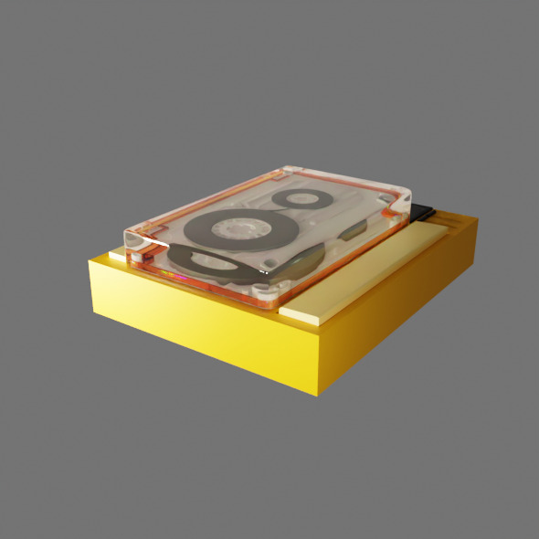 3D Cassette Tape 3D model_5