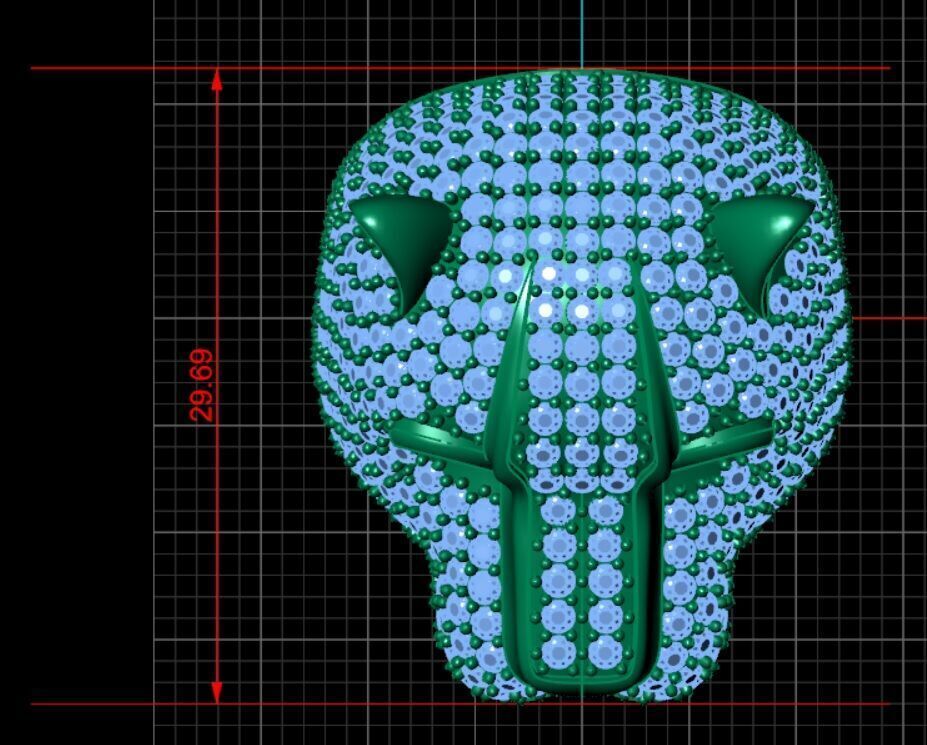 Leopard Ring with Gemstone 3D print model_3