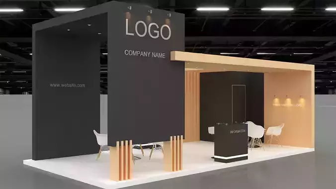 3D Booth Model