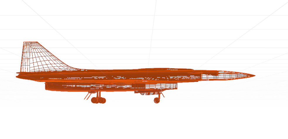 SUKHOI T-4 SOTKA - THE CARRIER KILLER - Low-poly 3D model_51