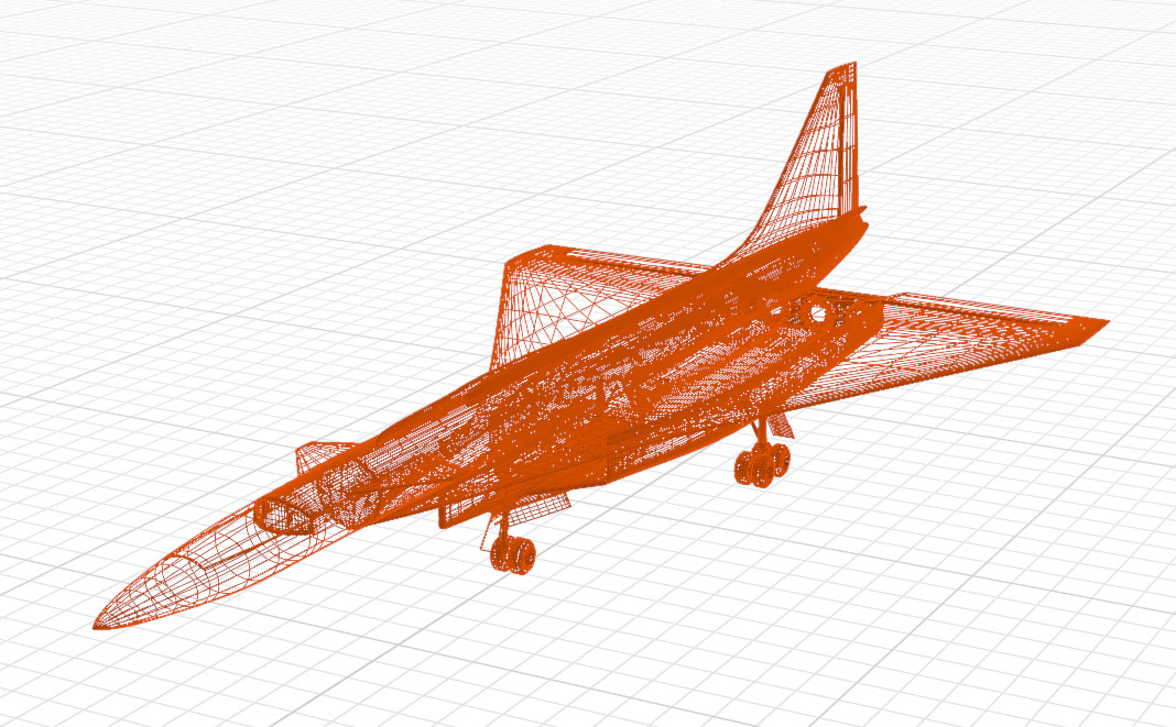 SUKHOI T-4 SOTKA - THE CARRIER KILLER - Low-poly 3D model_49