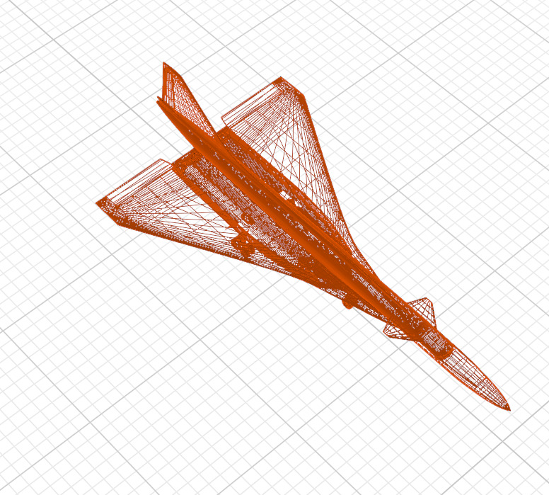 SUKHOI T-4 SOTKA - THE CARRIER KILLER - Low-poly 3D model_47