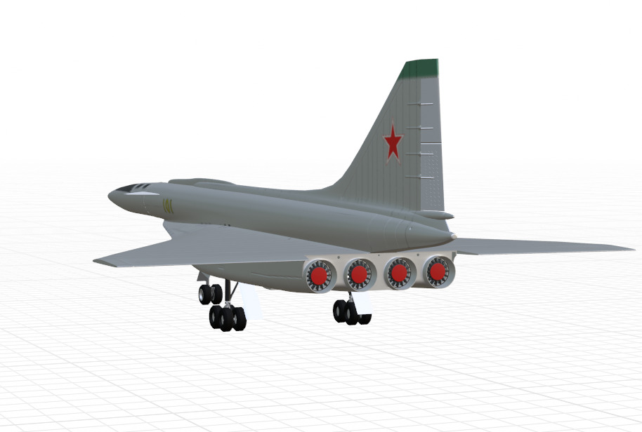 SUKHOI T-4 SOTKA - THE CARRIER KILLER - Low-poly 3D model_18