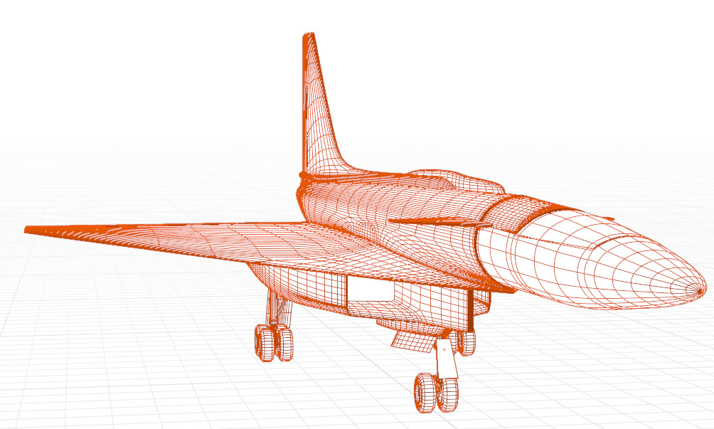 SUKHOI T-4 SOTKA - THE CARRIER KILLER - Low-poly 3D model_72