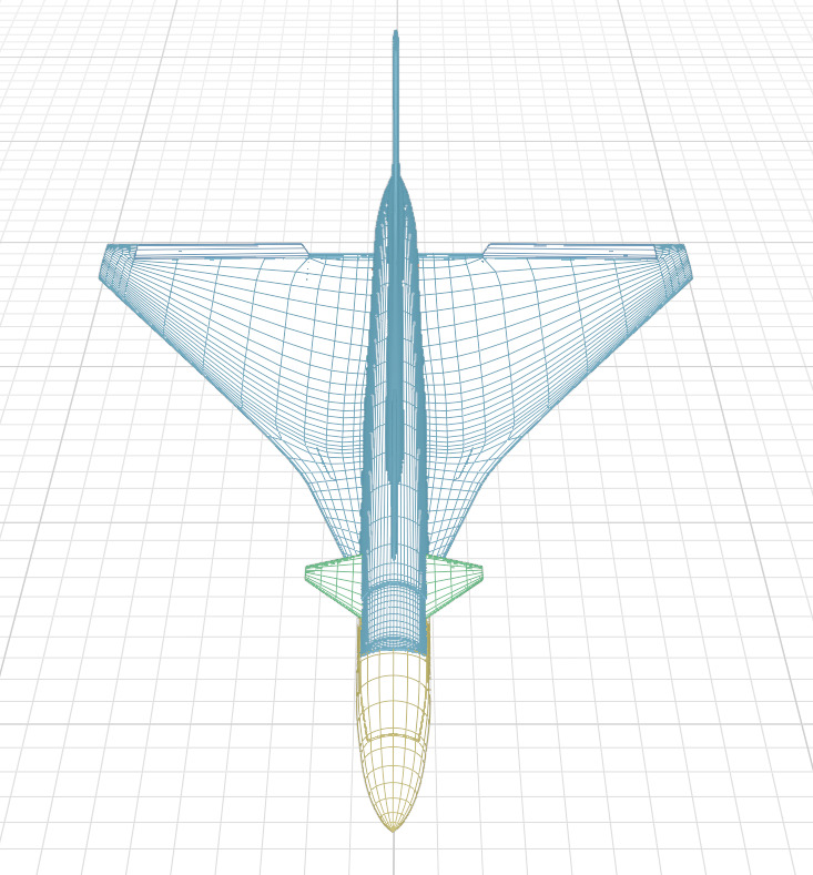 SUKHOI T-4 SOTKA - THE CARRIER KILLER - Low-poly 3D model_68