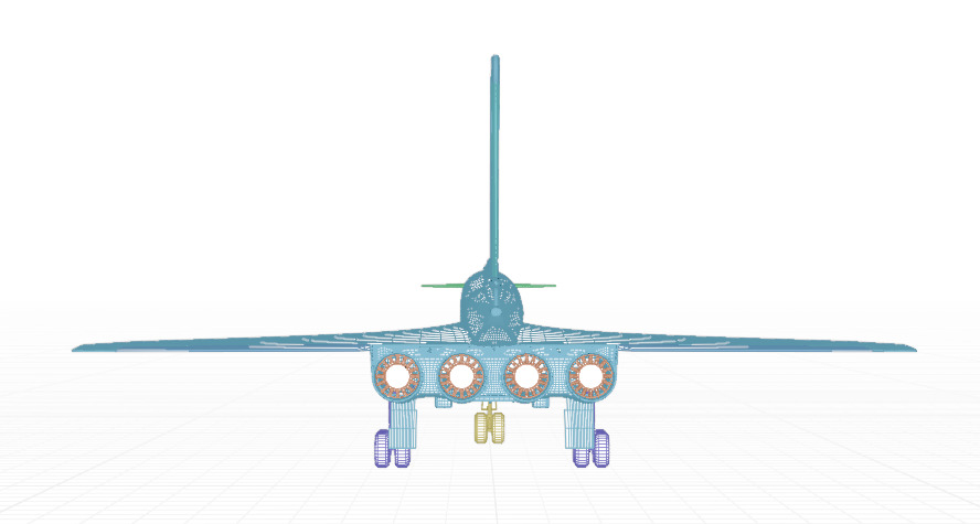SUKHOI T-4 SOTKA - THE CARRIER KILLER - Low-poly 3D model_57