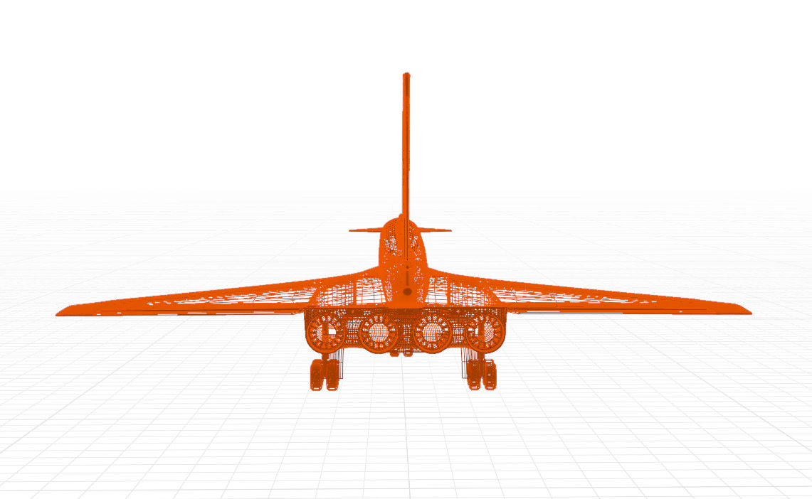 SUKHOI T-4 SOTKA - THE CARRIER KILLER - Low-poly 3D model_37