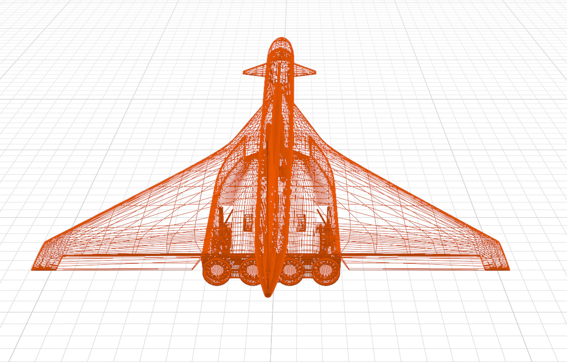 SUKHOI T-4 SOTKA - THE CARRIER KILLER - Low-poly 3D model_40