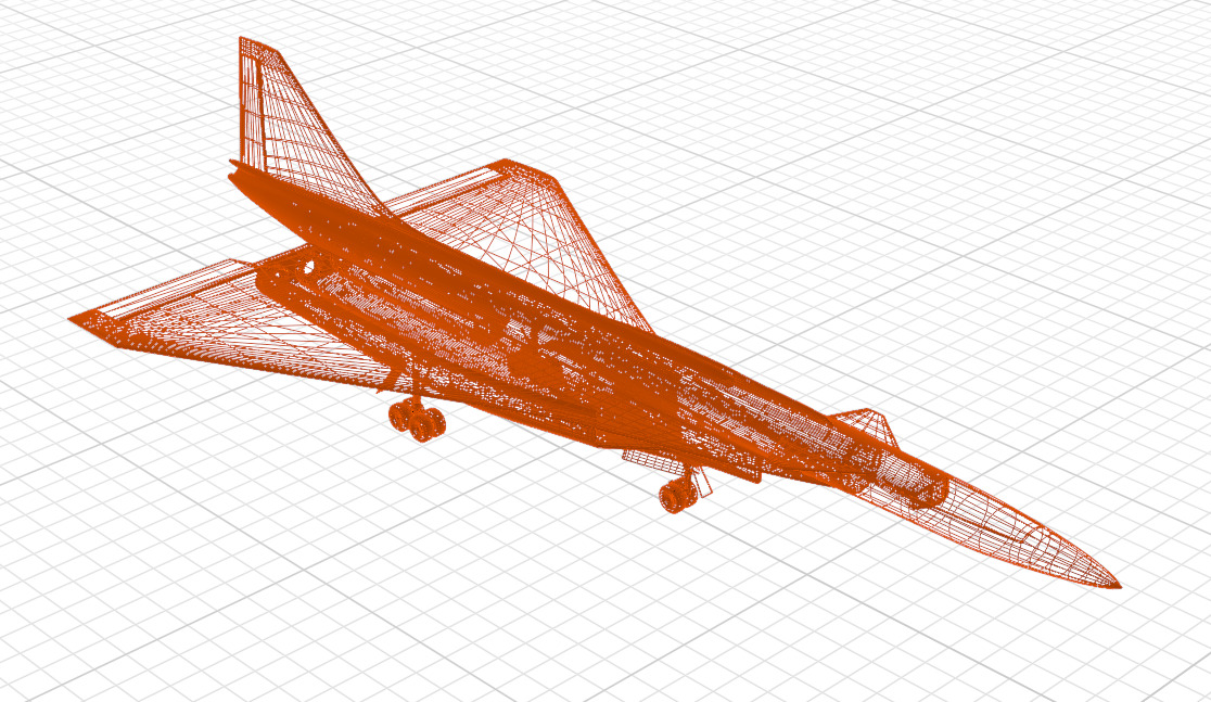 SUKHOI T-4 SOTKA - THE CARRIER KILLER - Low-poly 3D model_46