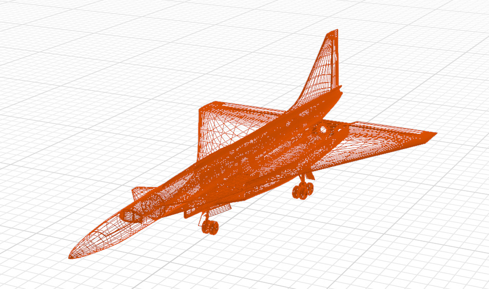 SUKHOI T-4 SOTKA - THE CARRIER KILLER - Low-poly 3D model_42