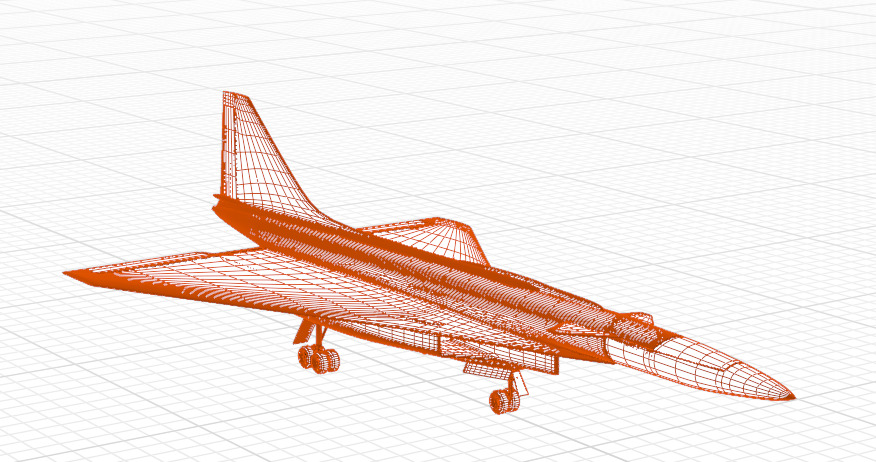 SUKHOI T-4 SOTKA - THE CARRIER KILLER - Low-poly 3D model_53