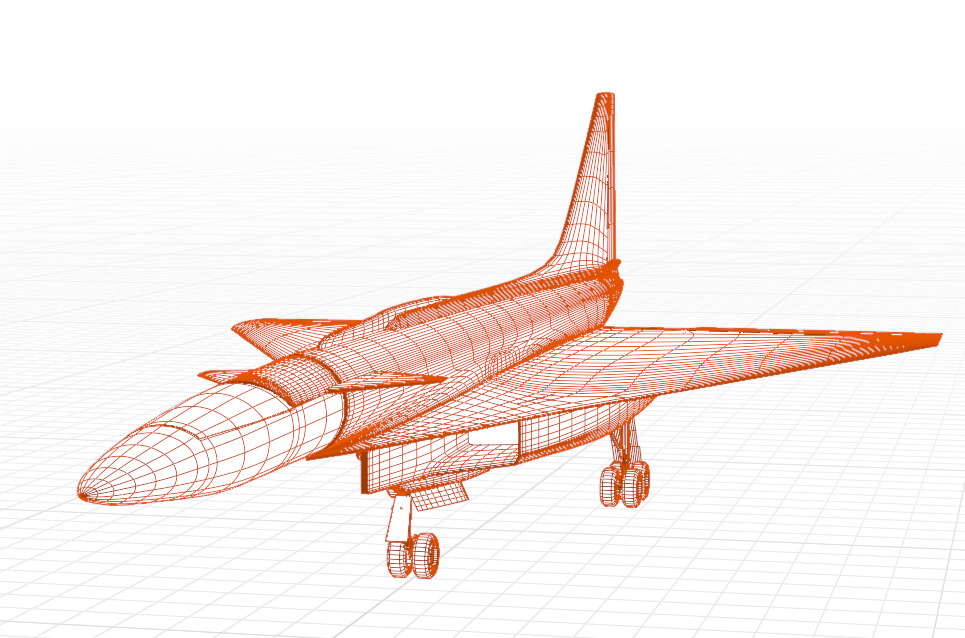 SUKHOI T-4 SOTKA - THE CARRIER KILLER - Low-poly 3D model_70