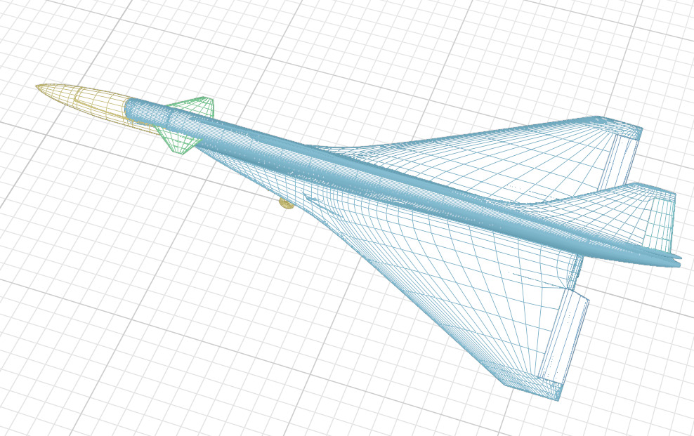 SUKHOI T-4 SOTKA - THE CARRIER KILLER - Low-poly 3D model_62