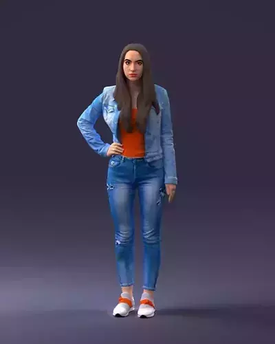 000079 Girl in Jeans Costume 0912