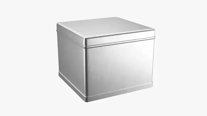 Square Tin Can - 12cm