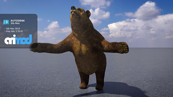 Brown Bear 3D model
