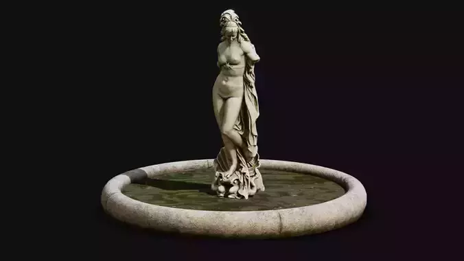 Venus Fountain Low-poly 3D model