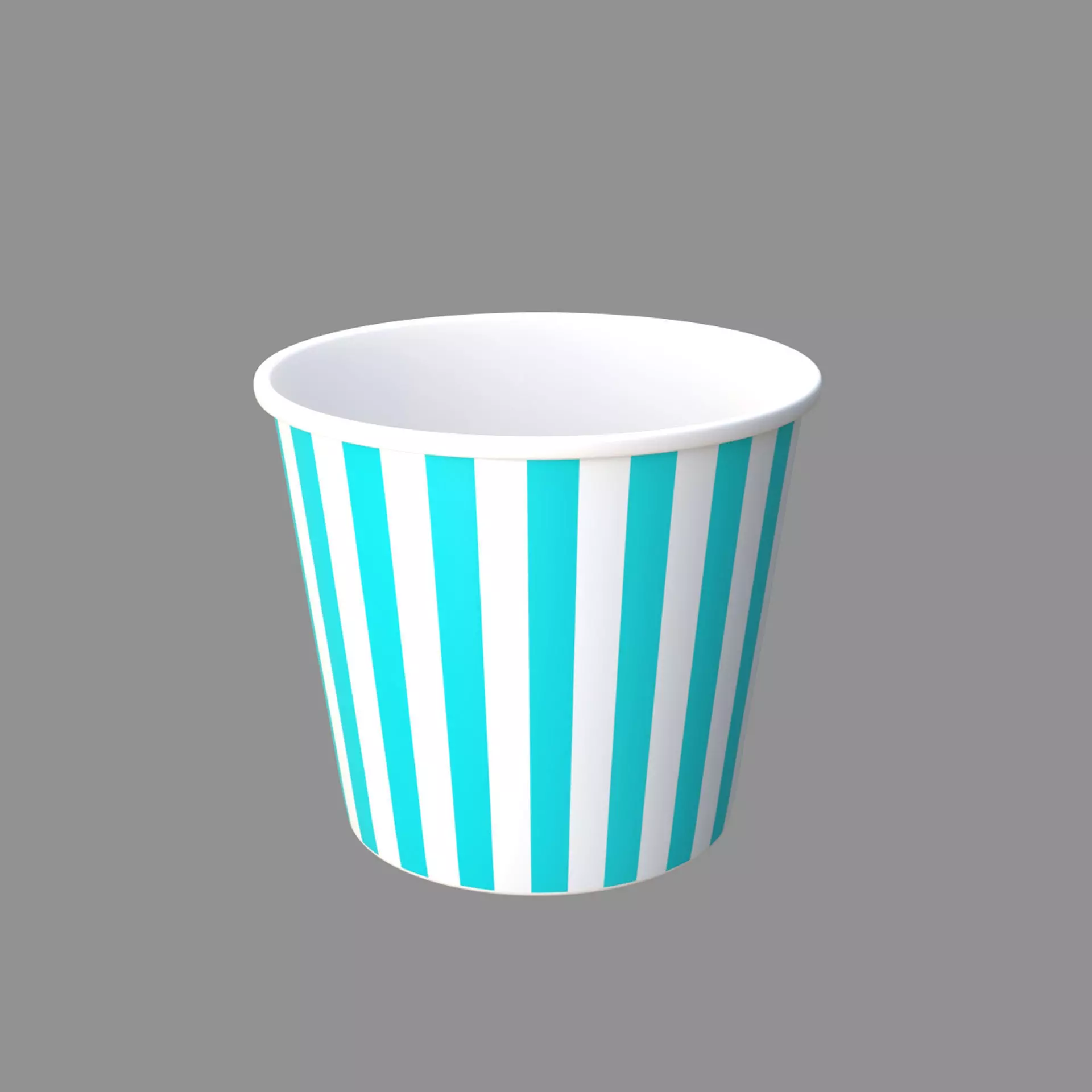 popcorn tub 3D model_0