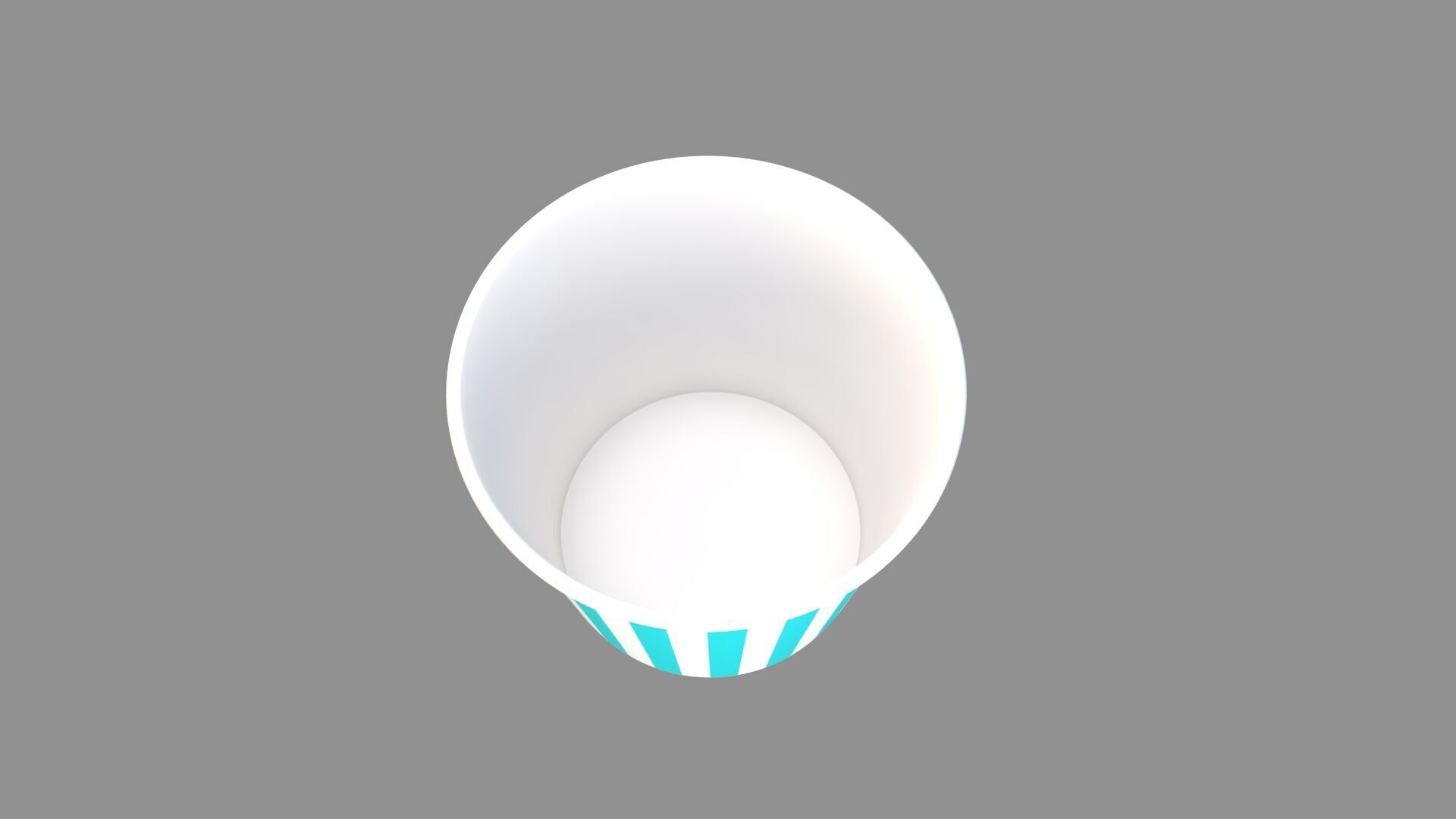 popcorn tub 3D model_5