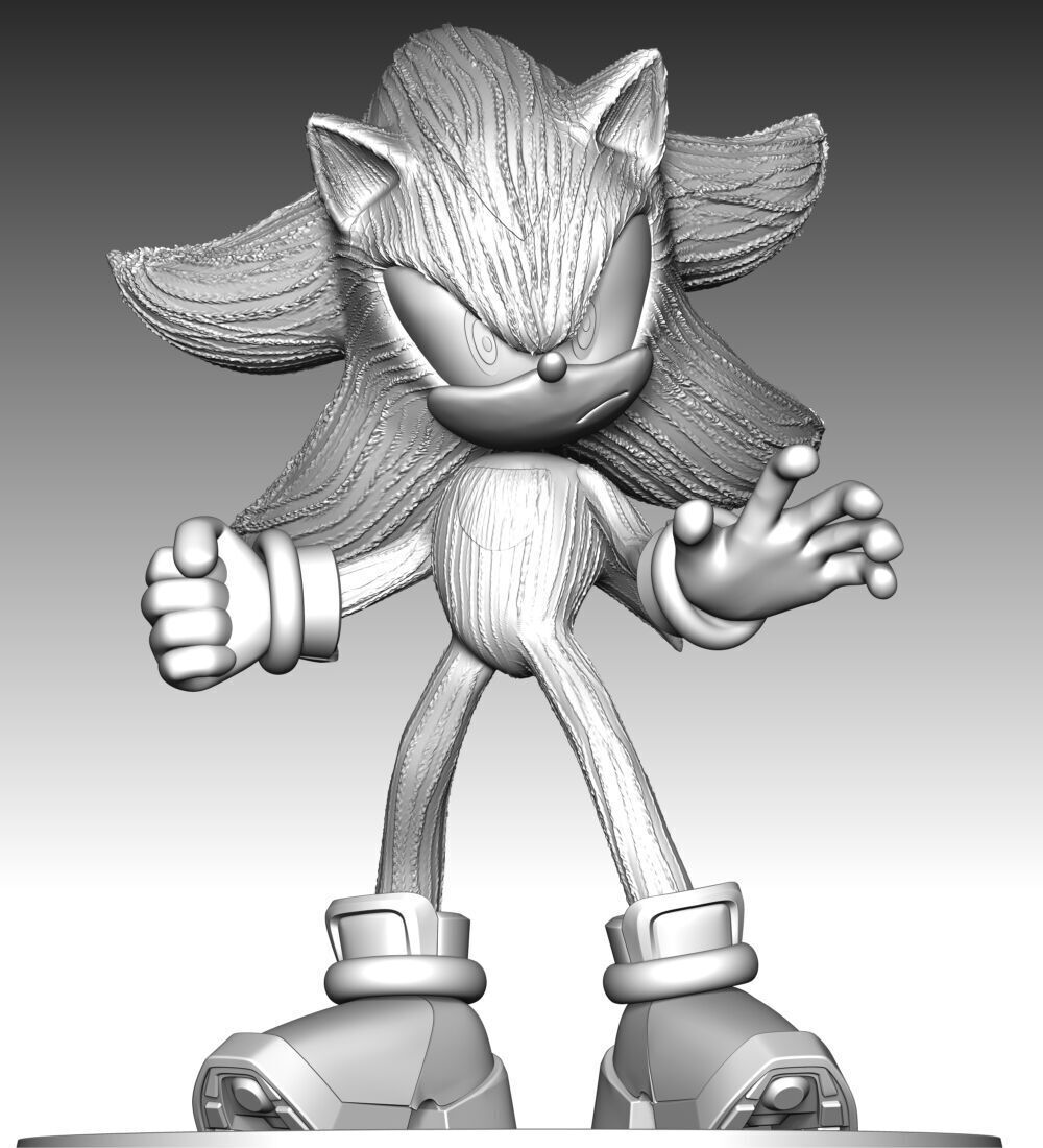 Shadow The Hedgehog 3 Fan Art 3D print model_10