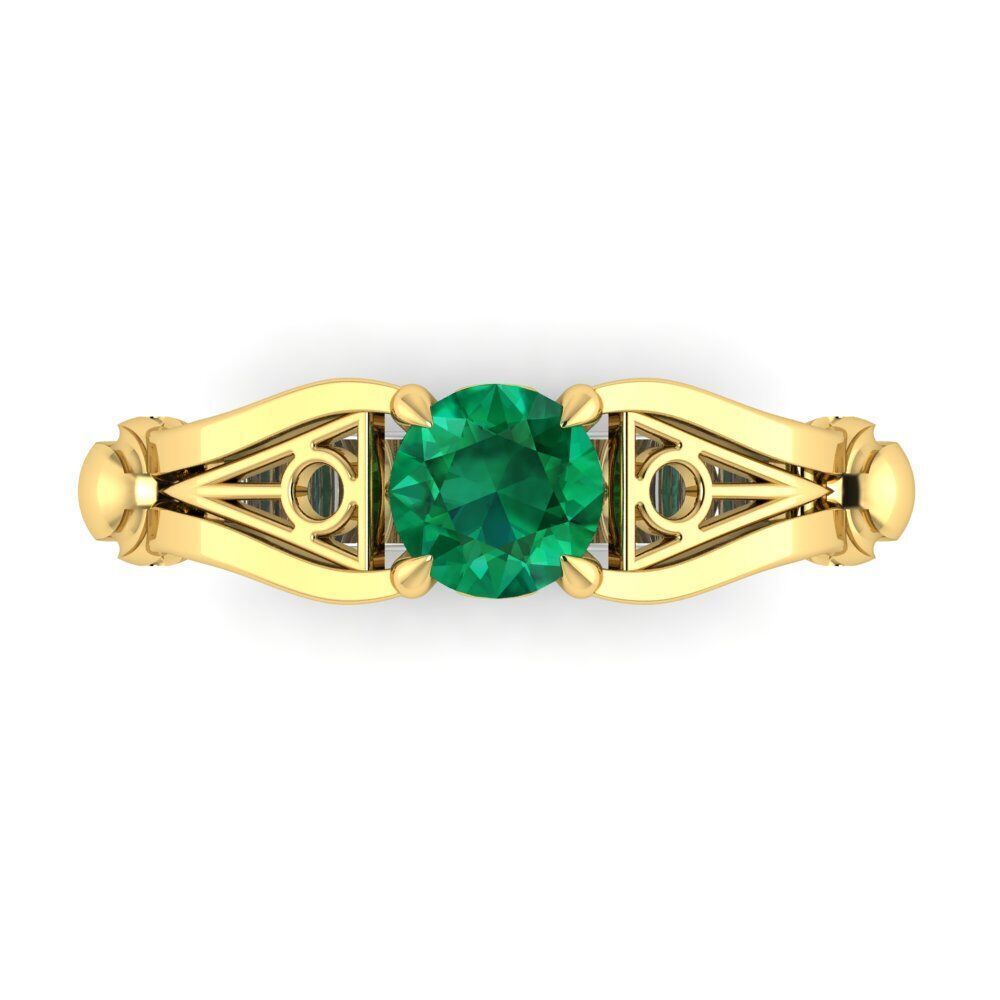 harry potter golden snitch ring 3D print model_3