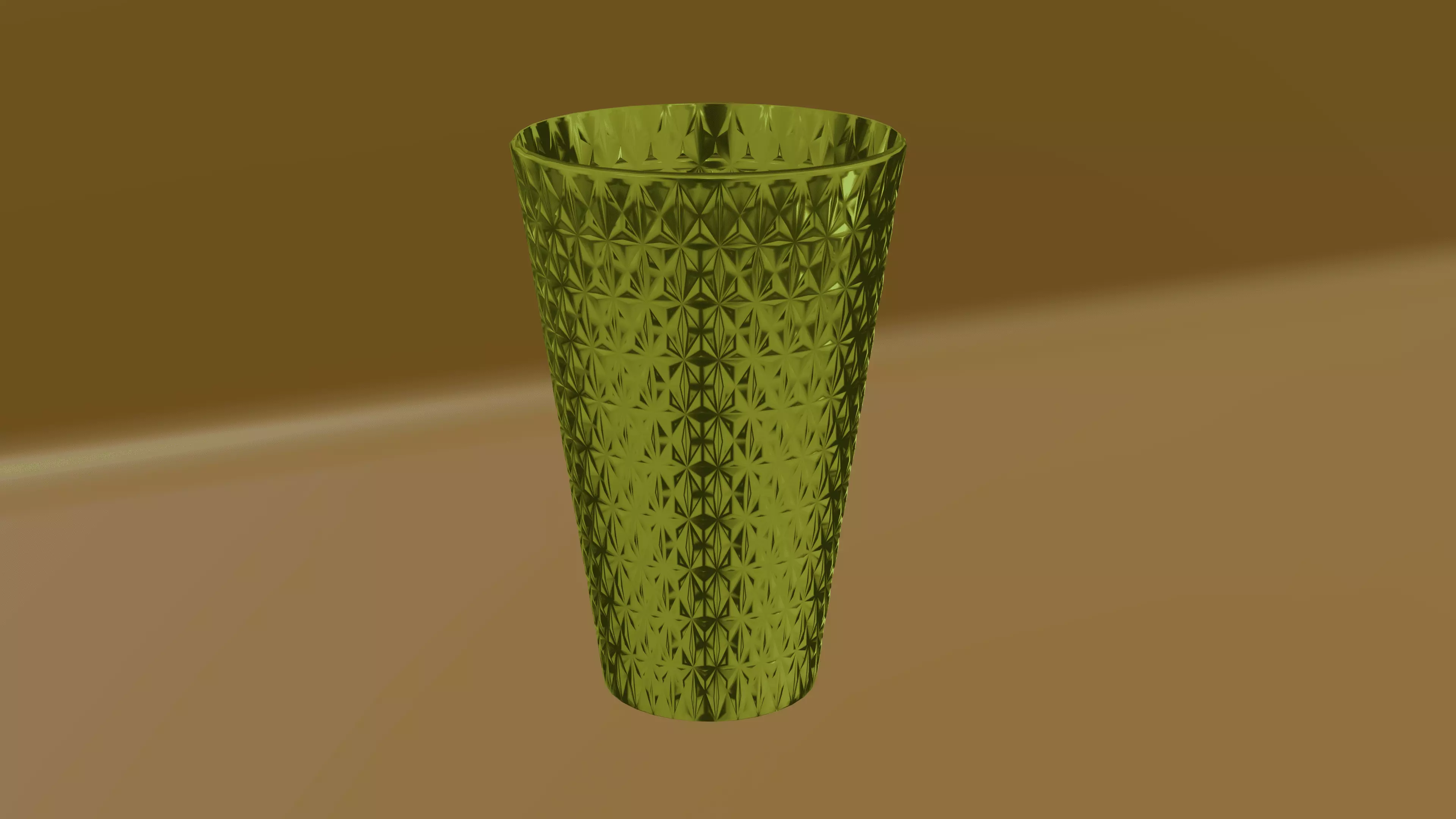 Realistic Crystal Glass 3D Model Free 3D model