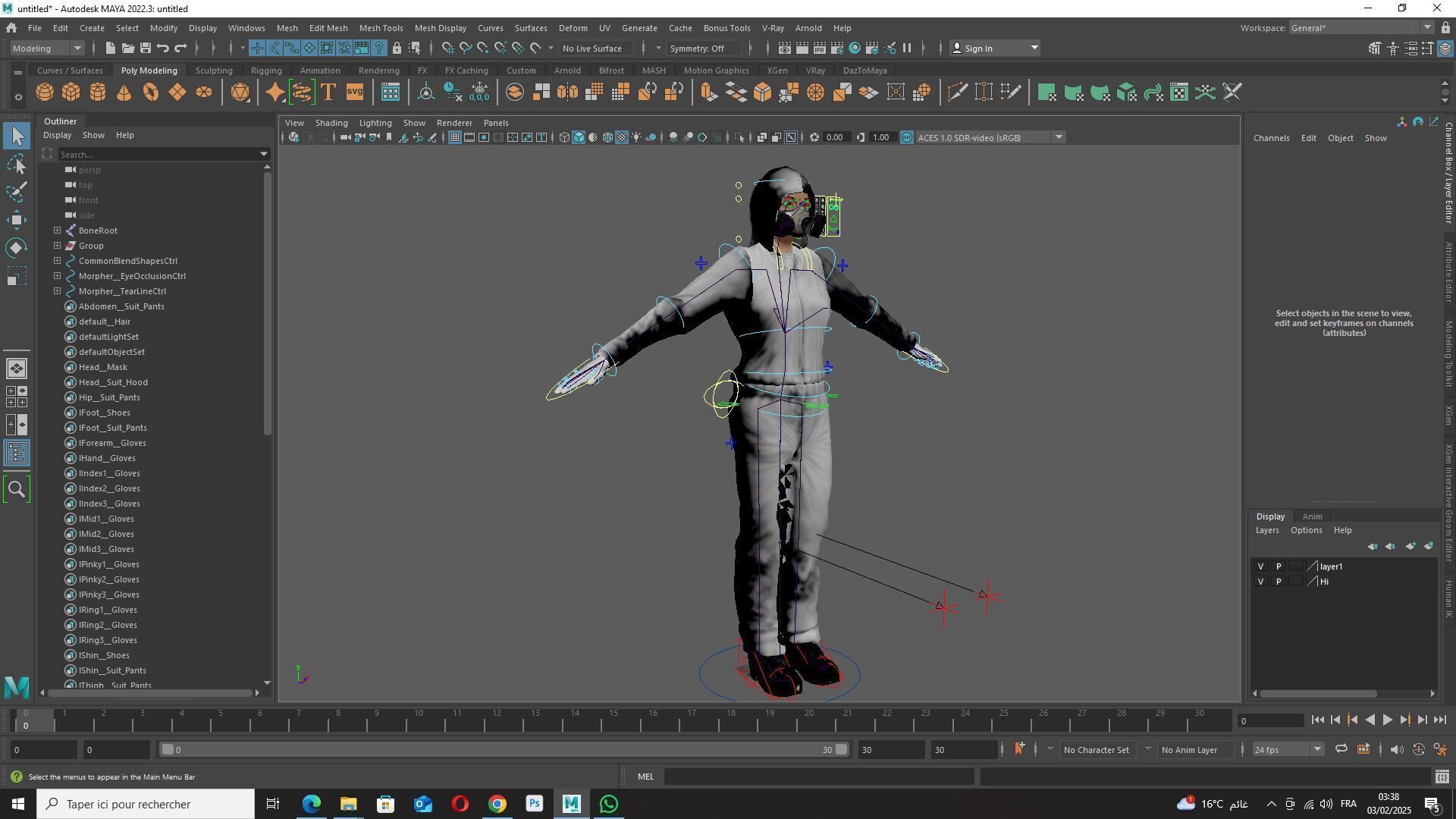 Sterile Containment Suit  High-Quality 3D Character Asset Low-poly 3D model_13