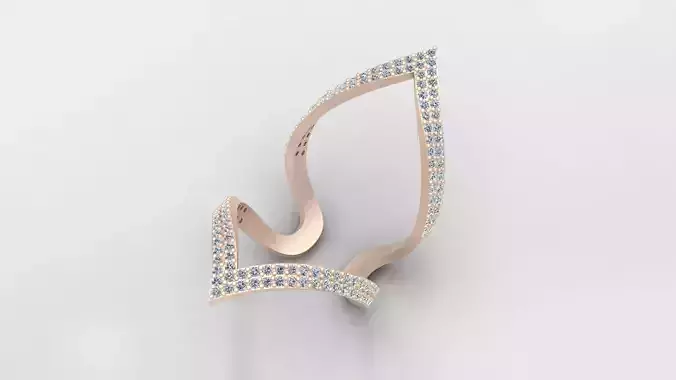 Modern Diamond Ring