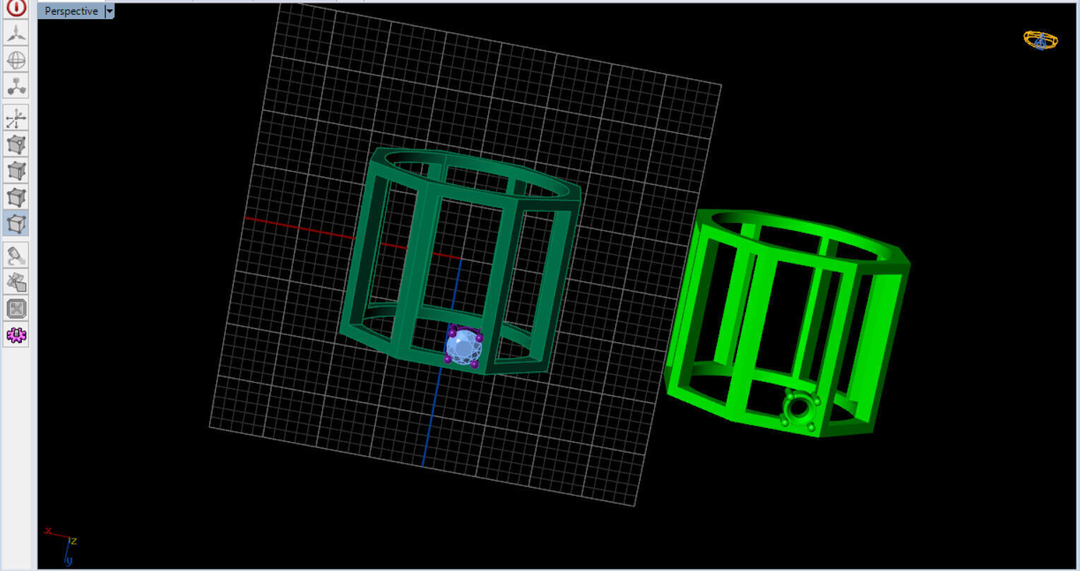 modern geometric ring with a diamond 3D print model_20
