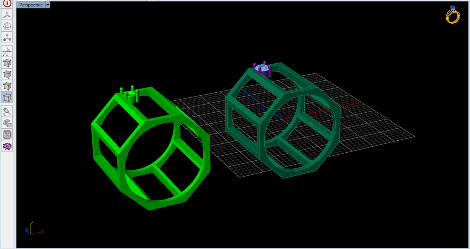 modern geometric ring with a diamond 3D print model_26