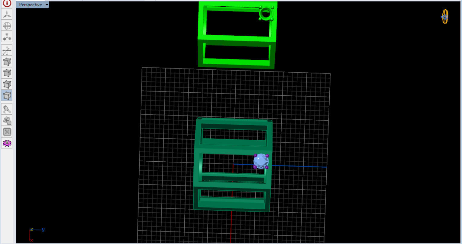modern geometric ring with a diamond 3D print model_22