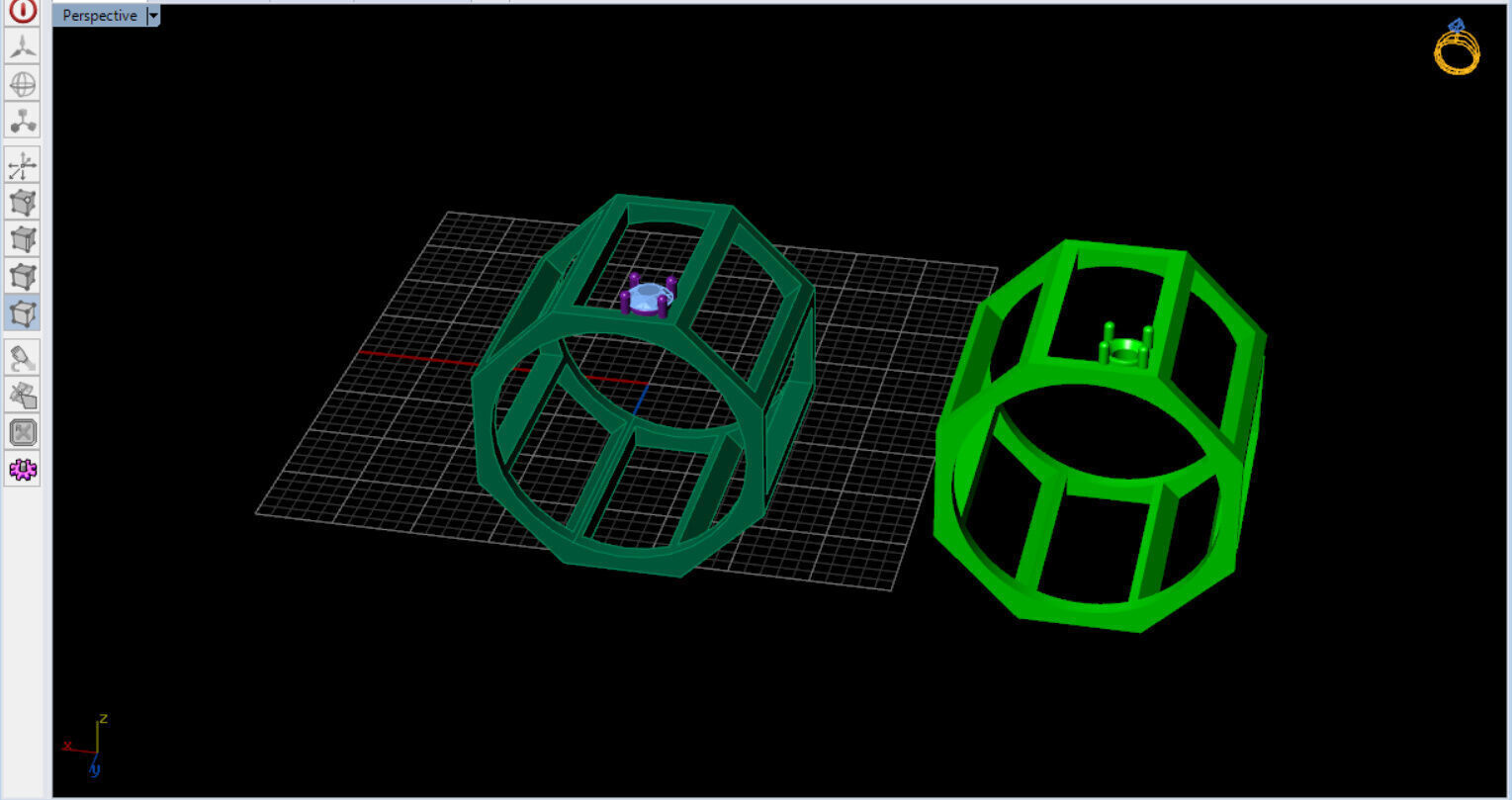 modern geometric ring with a diamond 3D print model_17