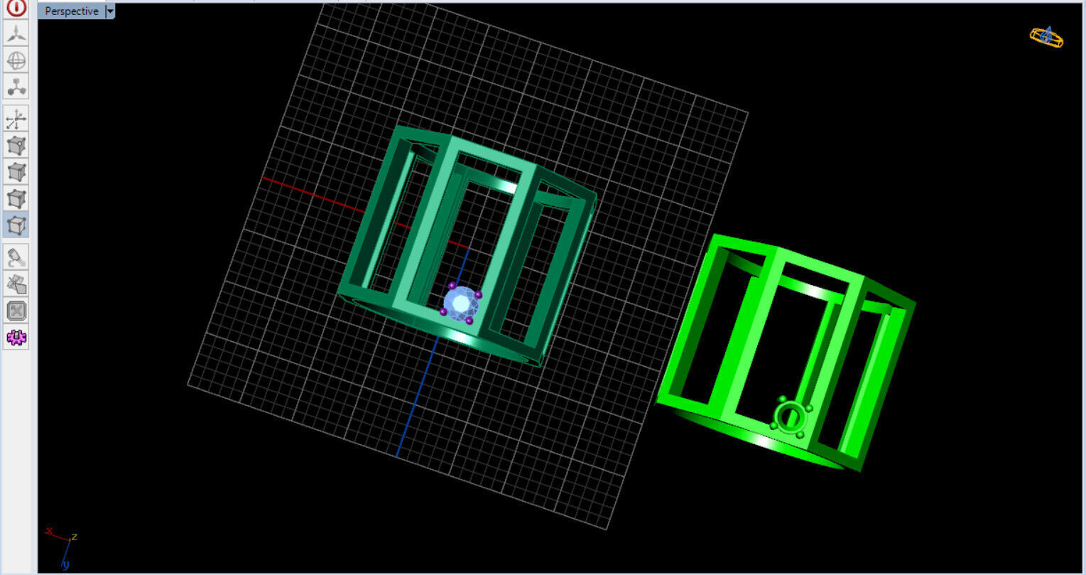 modern geometric ring with a diamond 3D print model_19