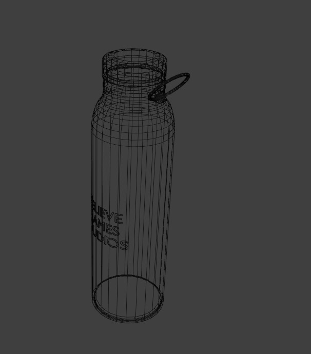 Bottle Free low-poly 3D model_13