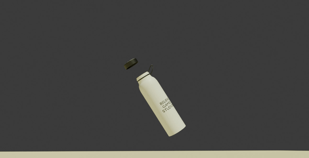 Bottle Free low-poly 3D model_10