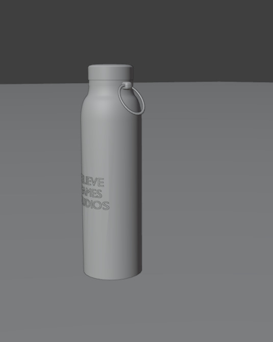 Bottle Free low-poly 3D model_9
