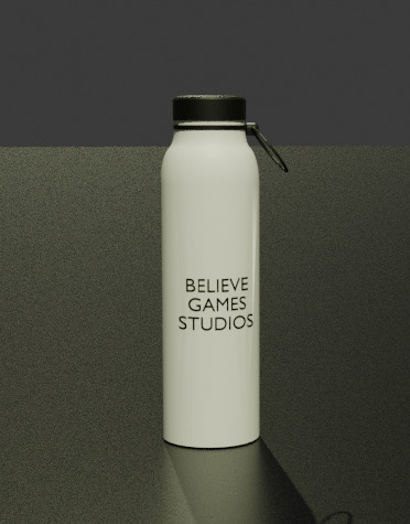 Bottle Free low-poly 3D model_3