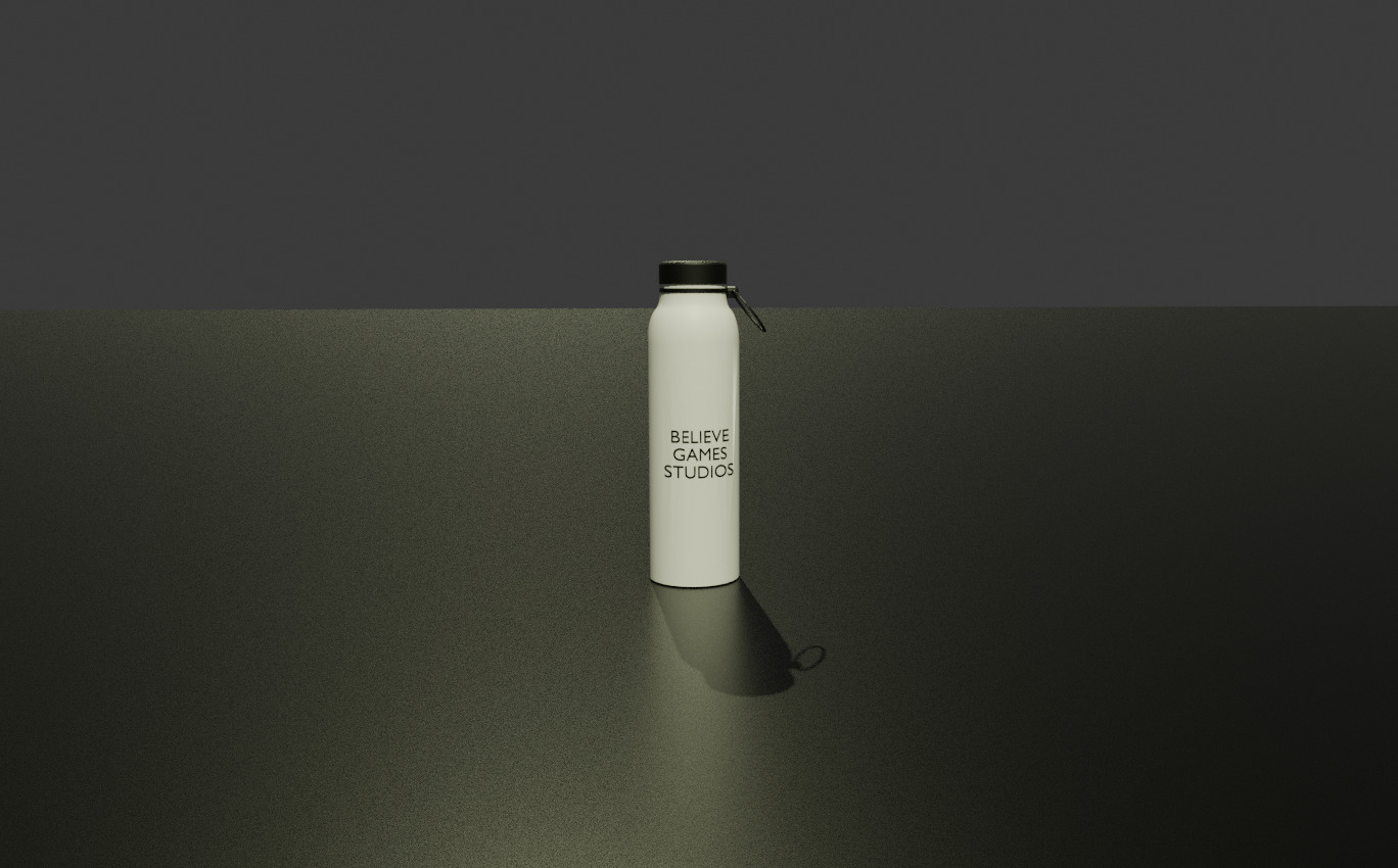 Bottle Free low-poly 3D model_8