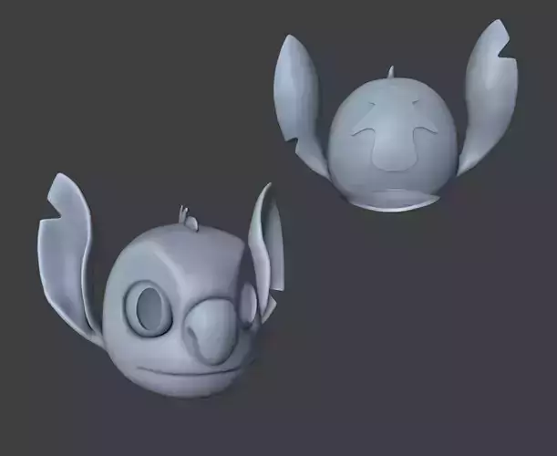 Stitch Helmet from Lilo and Stitch 3D print model