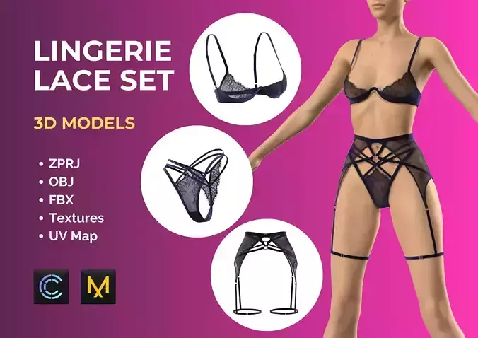Women Lingerie Lace Set
