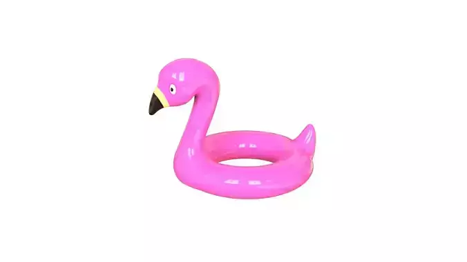 Rubber Swimming Ring Flamingo - Pool Float 