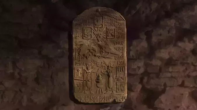 Lost Memory Tablet YUGIOH 3D model