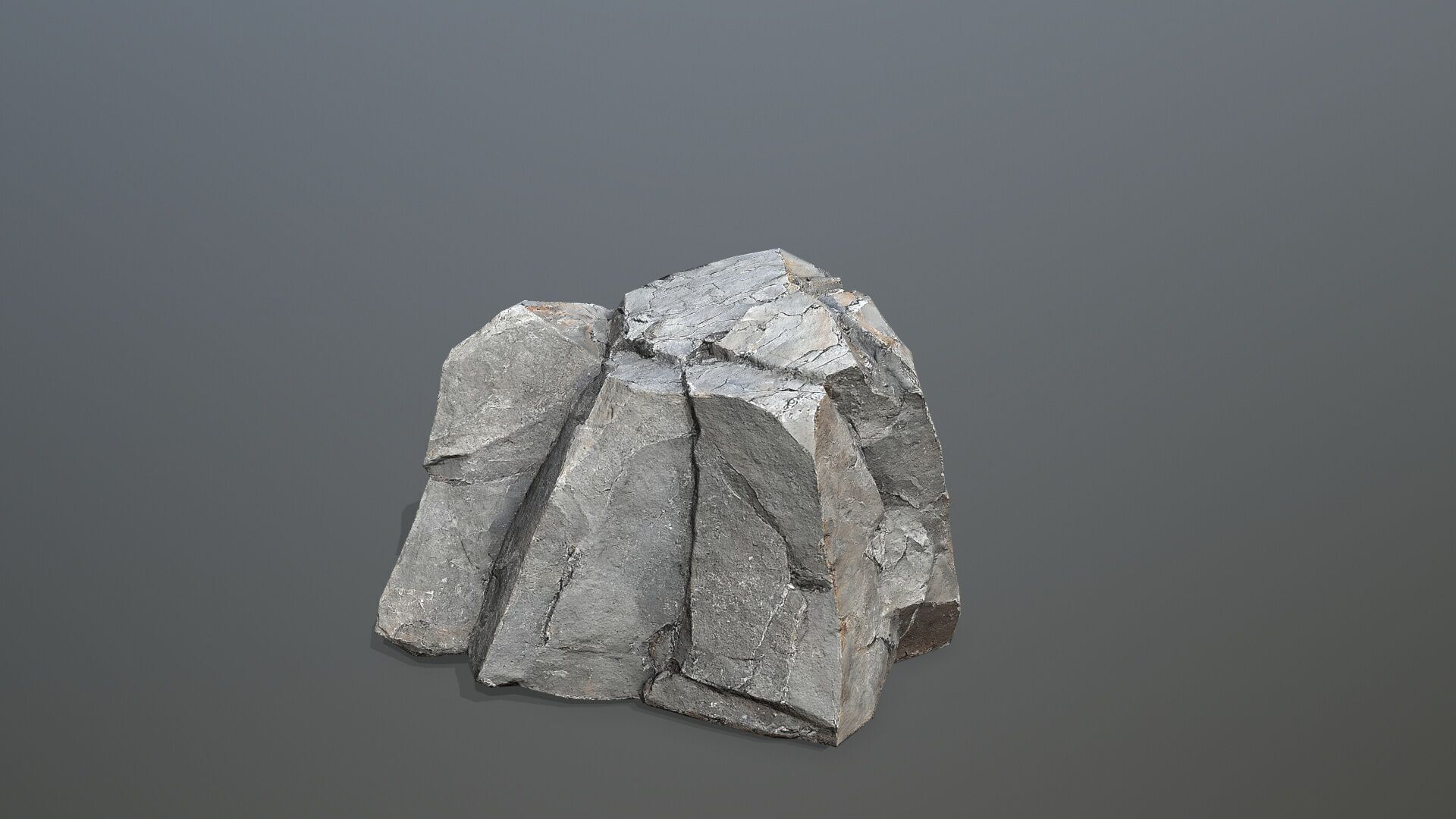 cliff rocks Low-poly 3D model_13