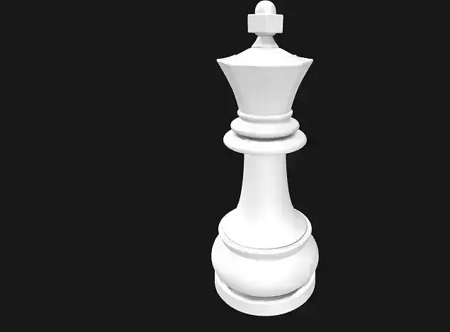  Queen Chess Piece - Game Ready 3D Model