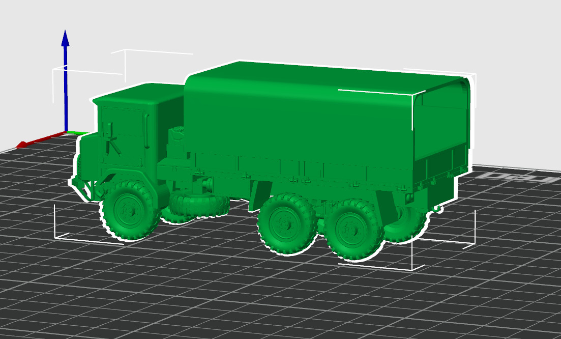 Australian Army Acco 6x6 F1 1973 3D Model 3D print model_13