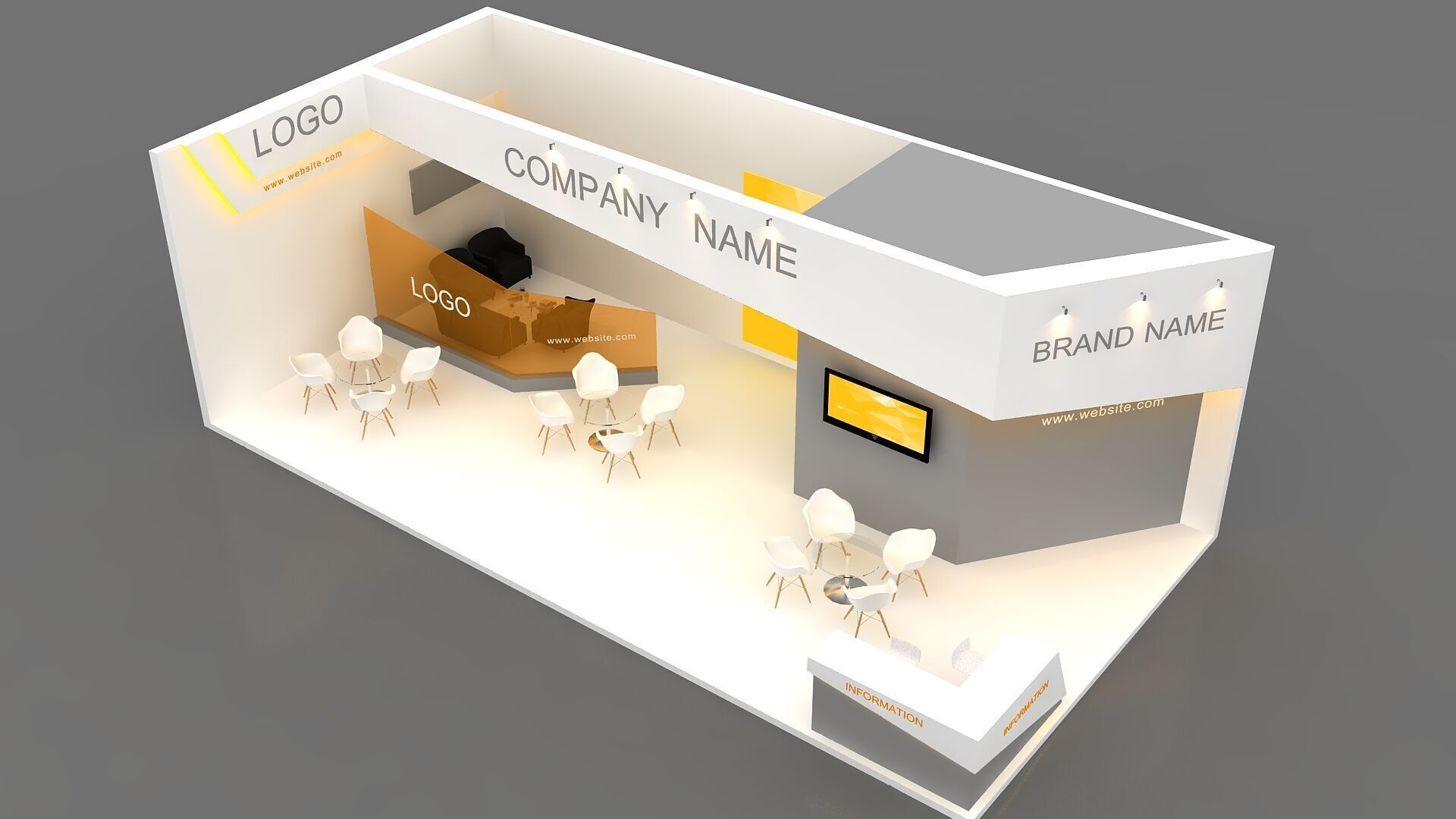 3D Exhibition Model 3D model_5