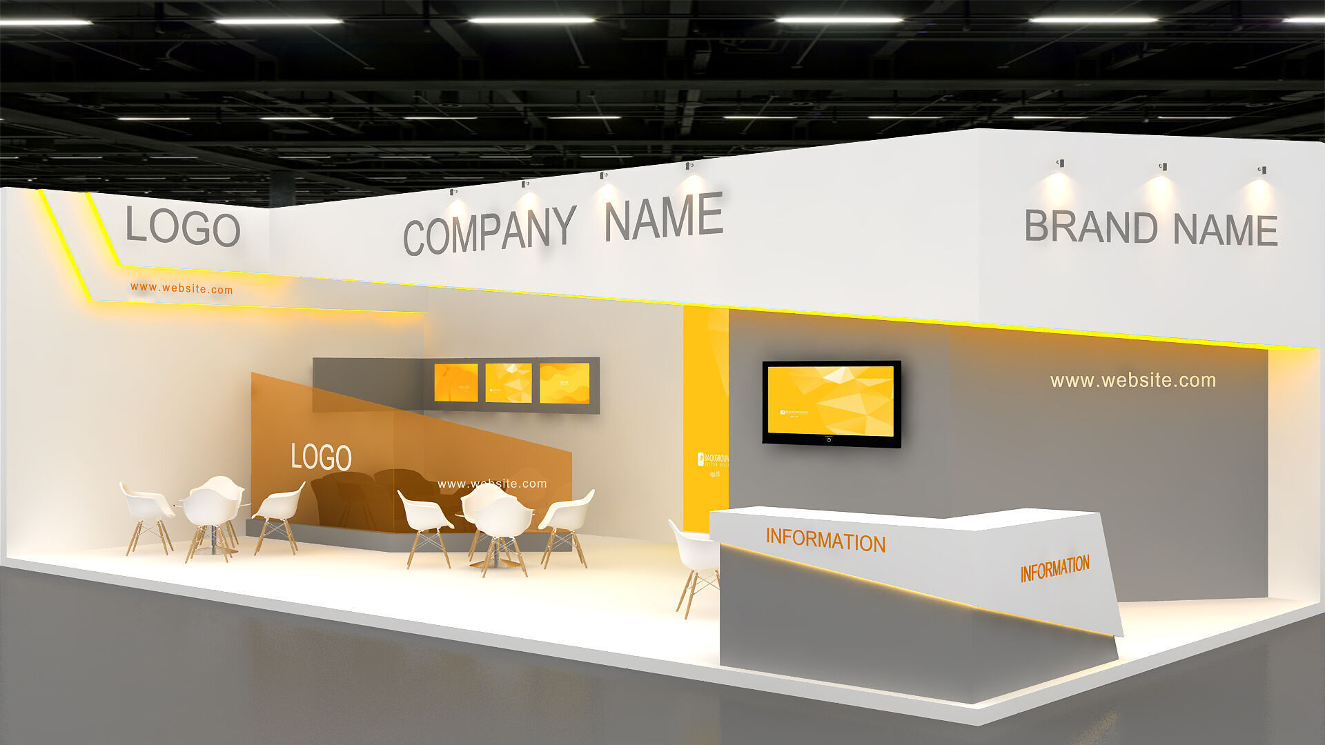 3D Exhibition Model 3D model_1