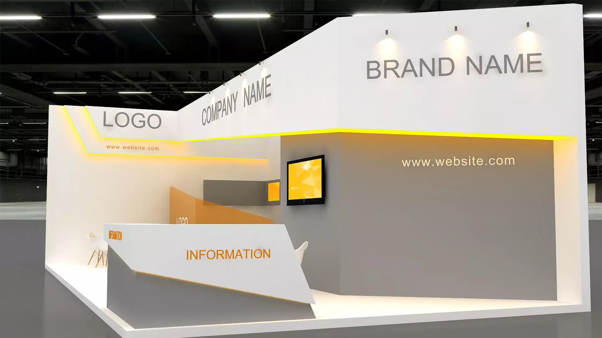 3D Exhibition Model 3D model_0